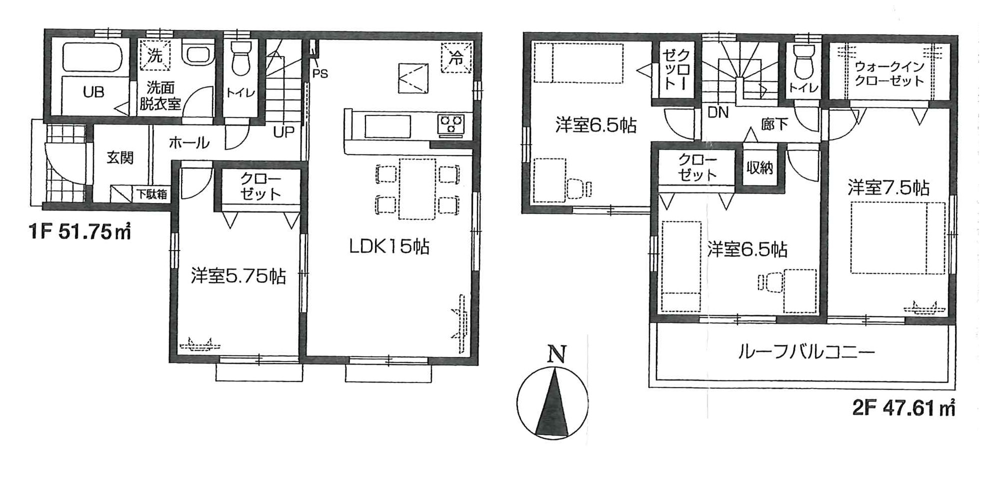 一号棟　間取り